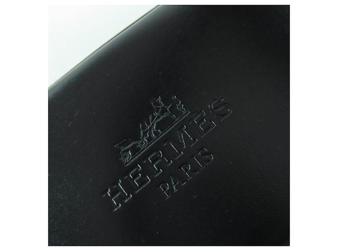 Sandali in pelle Hermès Armoni H logo Nero - vista 10