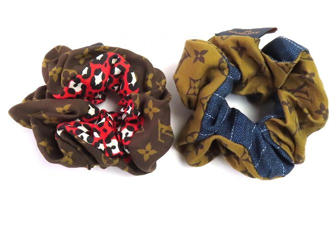 Louis Vuitton Mehrfarbiges Haar-Accessoire aus Seide Mehrfarben - Ansicht 3