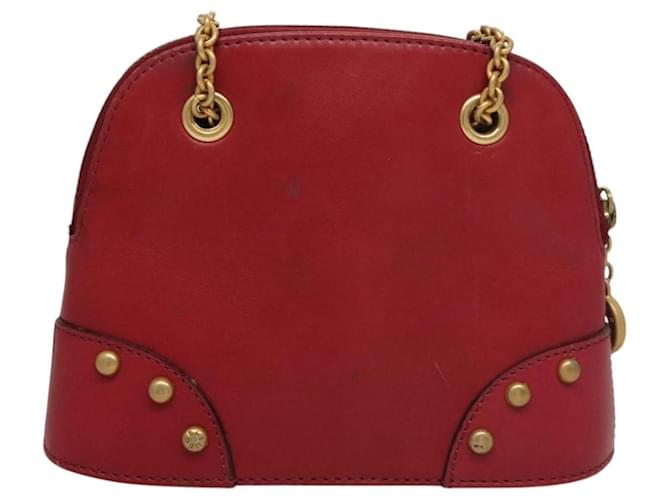 Céline Celine Pelle Vintage Rosso - vista 2