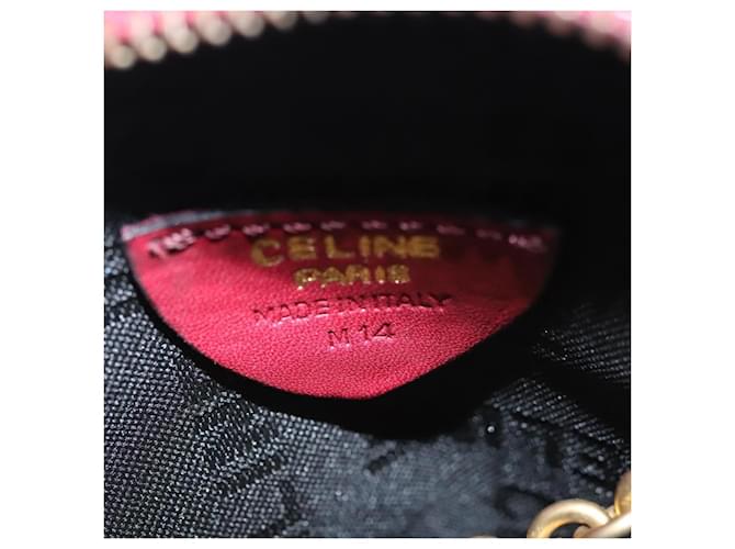 Céline Celine Pelle Vintage Rosso - vista 7