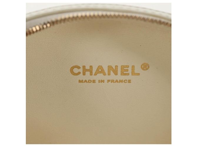 Chanel La Pausa Evening Chevron Lambskin with Applique Bianco - vista 6