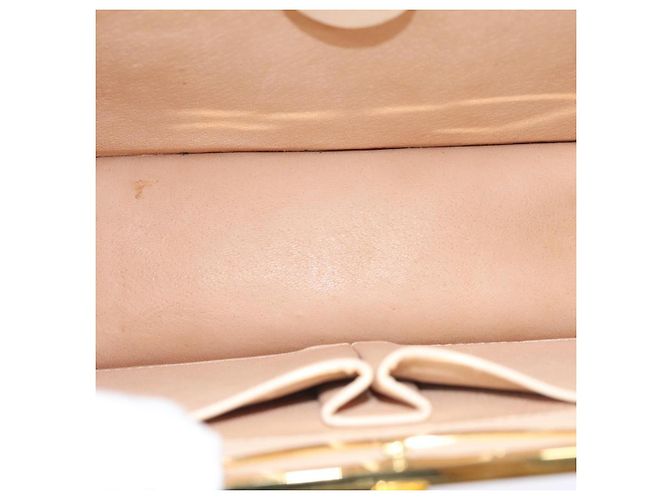 Céline Celine vintage en cuir Écru - vue 5