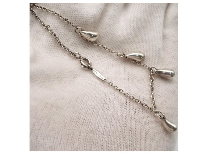 Pulseira charm de prata Tiffany & Co. Elsa Peretti Teardrop - vista 6
