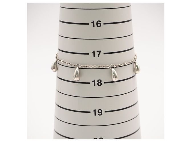 Pulseira charm de prata Tiffany & Co. Elsa Peretti Teardrop - vista 7