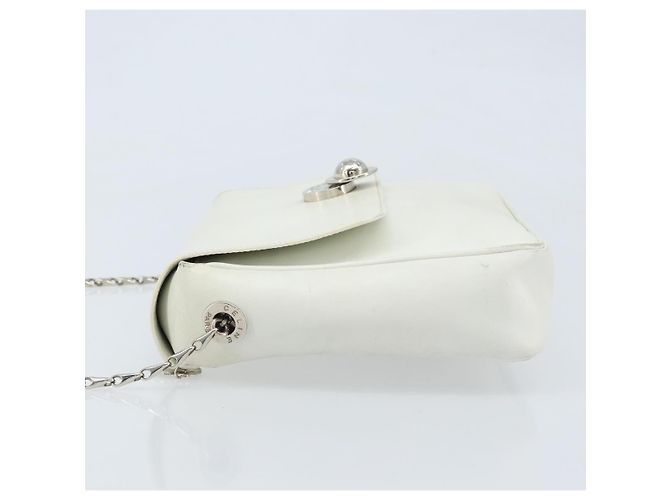 Céline Celine Pelle Vintage Bianco - vista 4