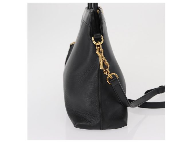 Bolsa Tote Gucci Linea Matisse Interlocking G Top Handle de couro Médio Preto - vista 4