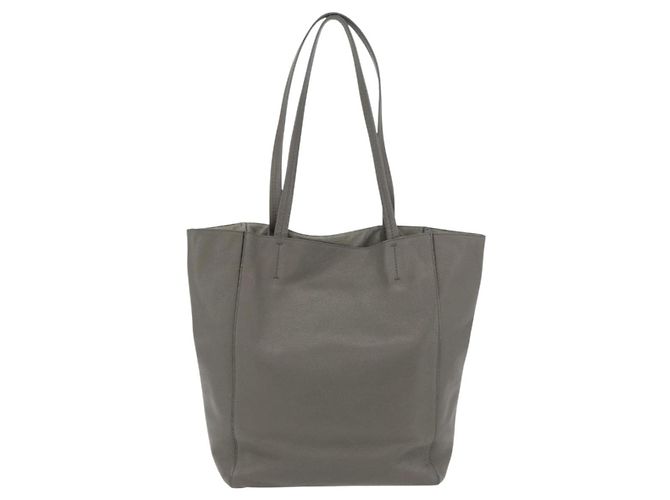 Céline Celine Phantom Cabas Tote in pelle Small Marrone - vista 2