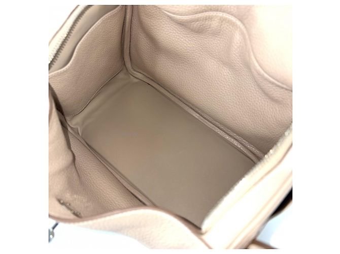 Hermès Borsa Hermes Lindy 30 Marrone - vista 4
