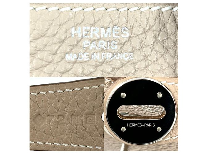 Hermès Borsa Hermes Lindy 30 Marrone - vista 5