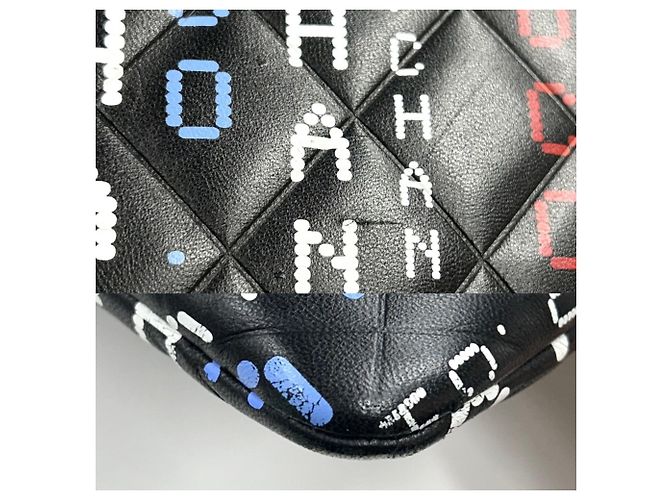 Clutch Chanel Preto e Multicor - vista 8