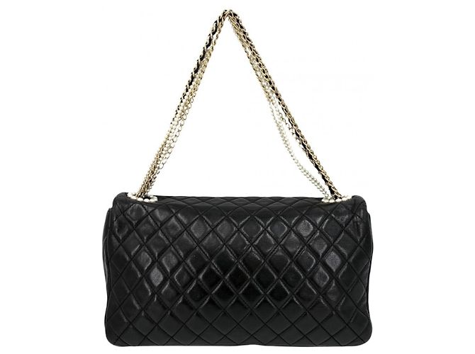 Borsa a tracolla con catena Chanel Matelassé Westminster Nero - vista 2