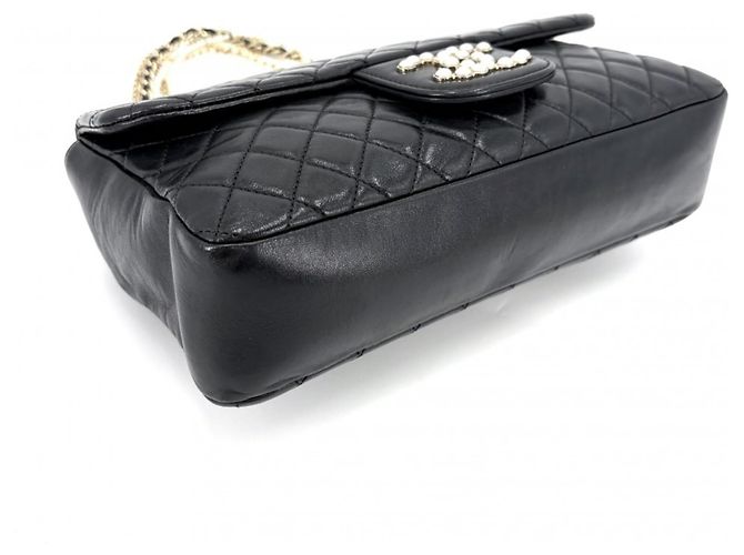 Borsa a tracolla con catena Chanel Matelassé Westminster Nero - vista 3