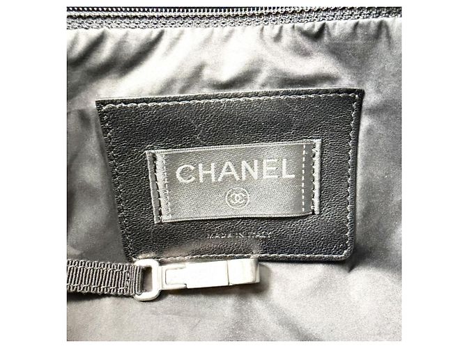 Borsa a tracolla Chanel Coconeige in Tweed Nero - vista 5