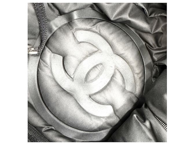 Borsa a tracolla Chanel Coconeige in Tweed Nero - vista 7