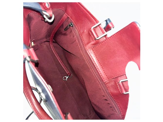 Borsa Coco Mark da donna Chanel in Bordeaux e Navy Bordò Blu navy - vista 4