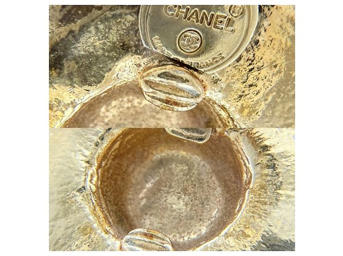 Orecchini Chanel Vintage Gold Clip D'oro - vista 5