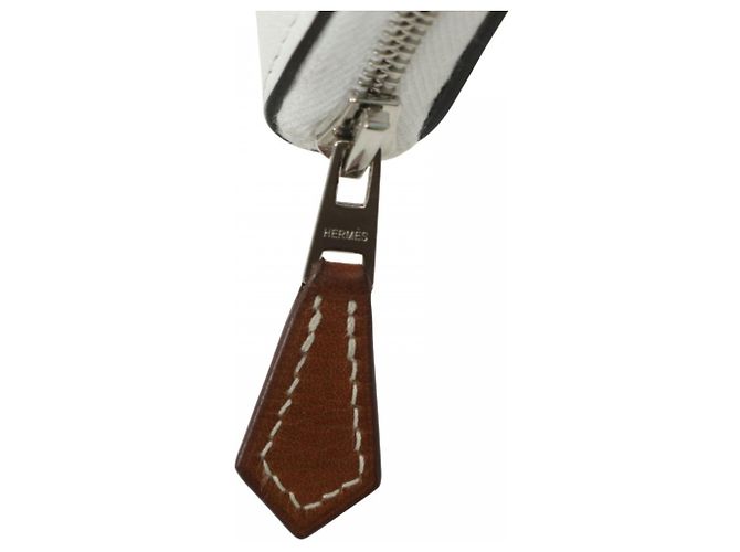 Hermès Cartera larga de cuero Azap para mujer Hermes Blanco - vista 10