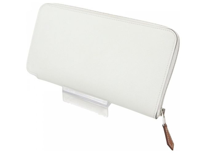 Hermès Cartera larga de cuero Azap para mujer Hermes Blanco - vista 3