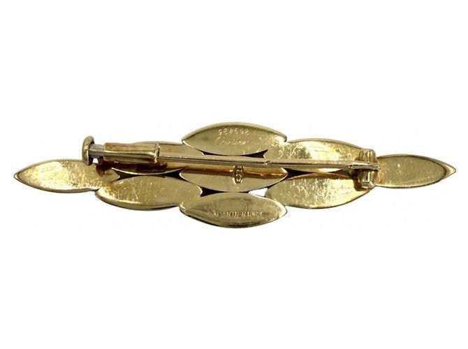 Spilla Cartier in oro giallo 18K - vista 2