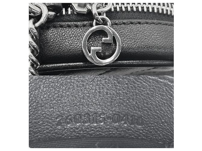 Borsa a tracolla Gucci GG Blondie Chain Nero - vista 5