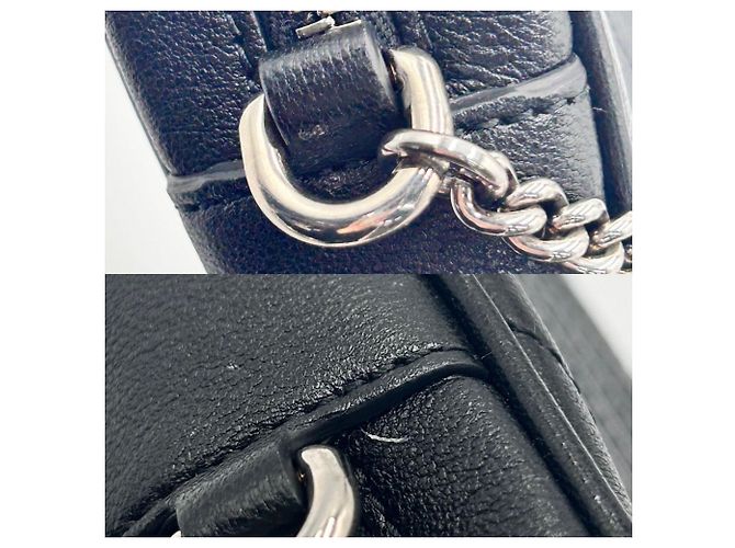 Borsa a tracolla Gucci GG Blondie Chain Nero - vista 6