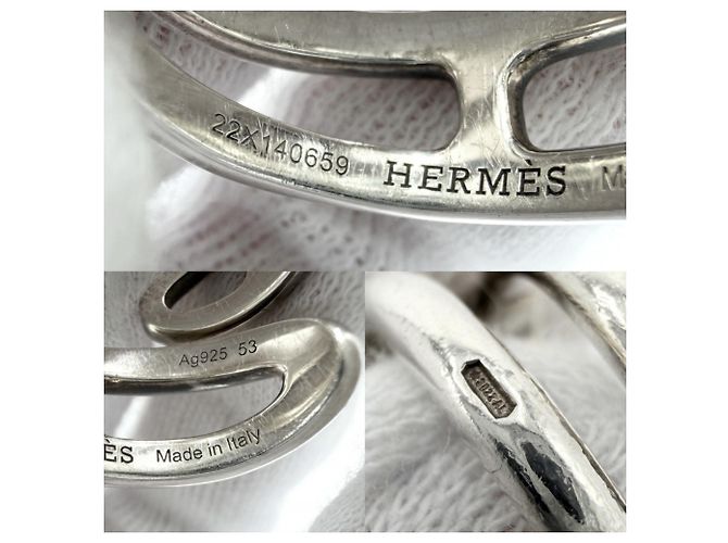 Ring Hermès Anello Chaine d'Ancre Twist Hermes - vista 3