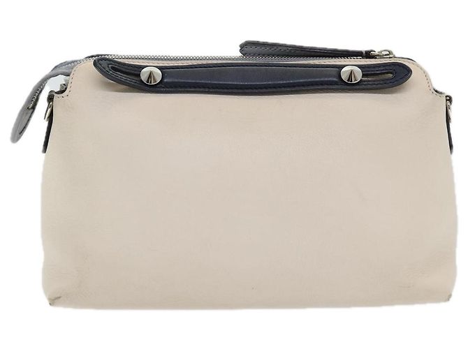 Borsa Fendi By The Way in pelle Medium Beige - vista 2