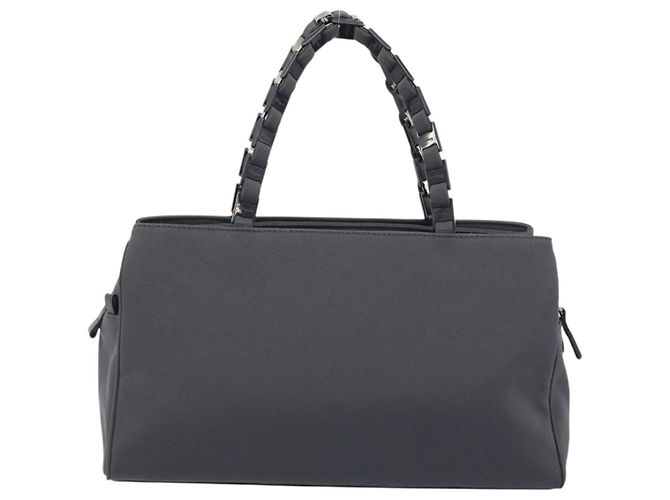 Salvatore Ferragamo Vala Canvas Marrone - vista 2