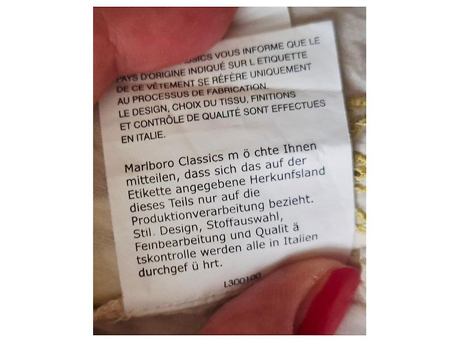 Autre Marque Blusa Bordada Marlboro Classics Rosa Blanco Verde - vista 17