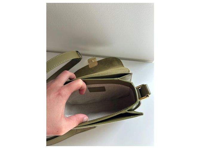 Apc A.P.C. Borsa Grace in pelle verde - vista 13