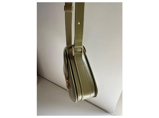 Apc A.P.C. Borsa Grace in pelle verde - vista 15