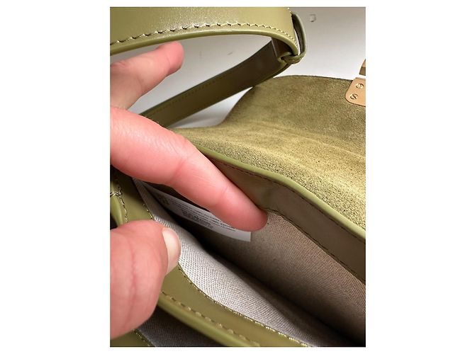 Apc A.P.C. Borsa Grace in pelle verde - vista 6
