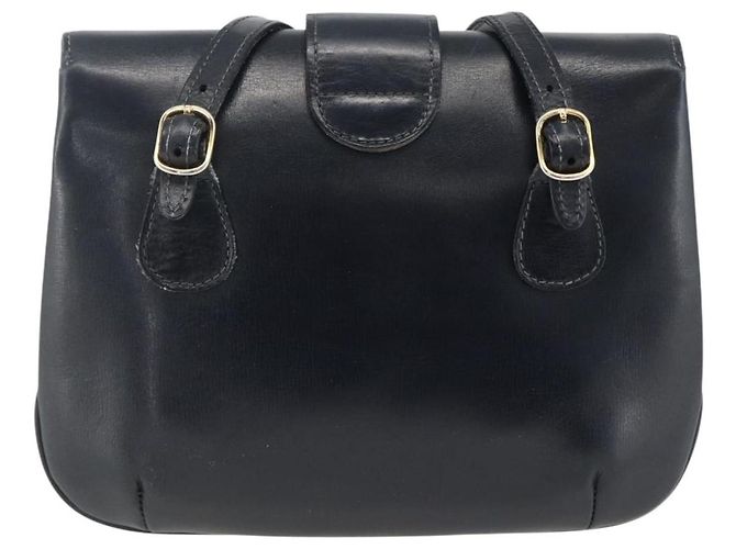 Gucci Pelle Vintage Blu navy - vista 2