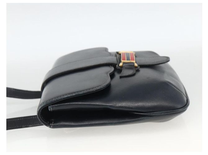 Gucci Pelle Vintage Blu navy - vista 3