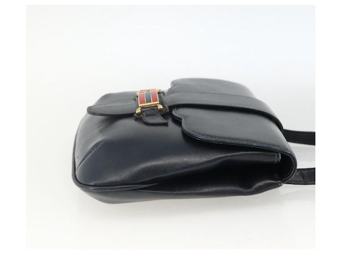 Gucci Pelle Vintage Blu navy - vista 4