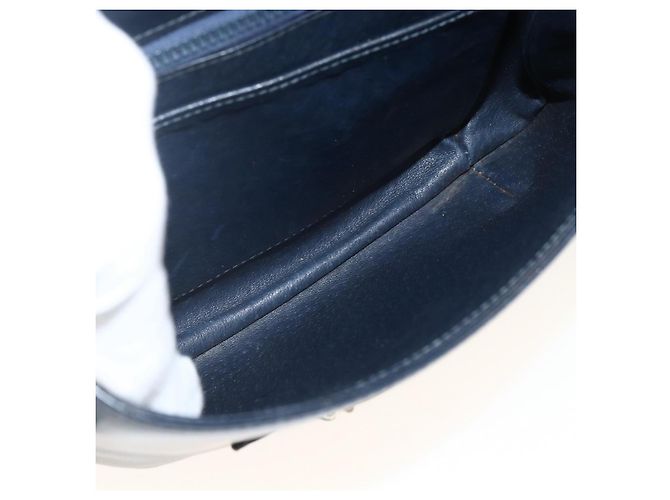 Gucci Pelle Vintage Blu navy - vista 5