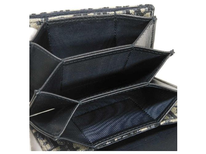 Monedero Christian Dior Negro Beige Azul marino - vista 11