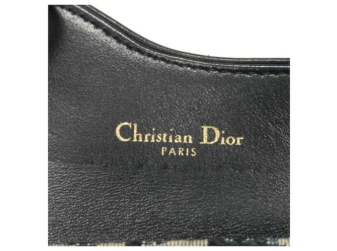 Monedero Christian Dior Negro Beige Azul marino - vista 3