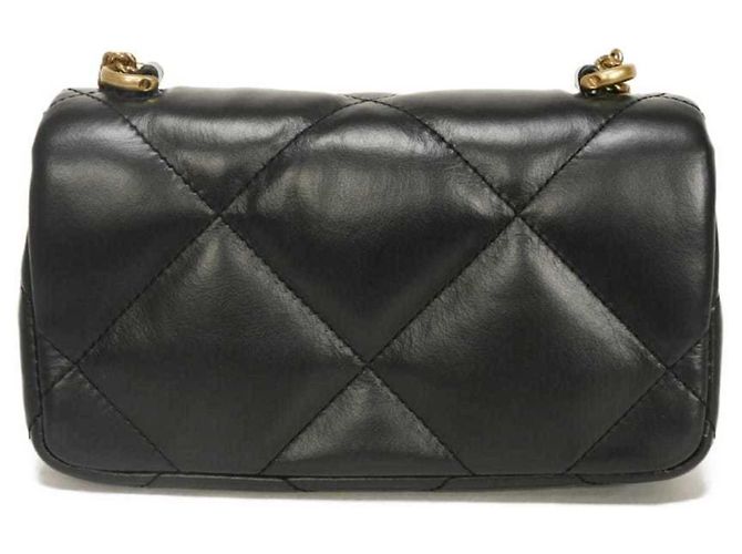 Mini borsa flap trapuntata Kira Diamond Tory Burch Nero - vista 4