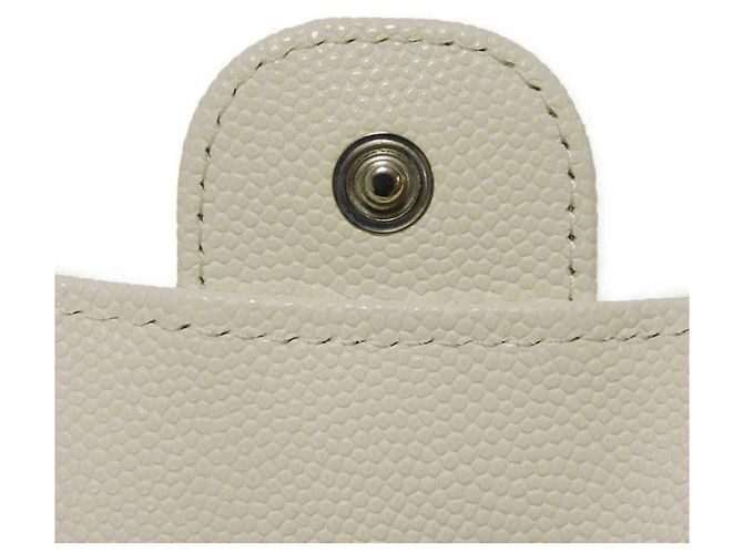 Chanel Matelassé Medium Tri-fold Wallet Weiß - Ansicht 12