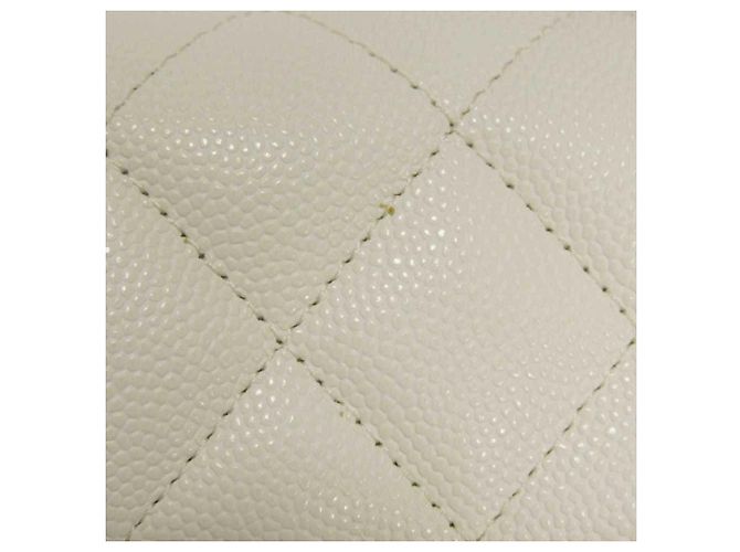 Chanel Matelassé Medium Tri-fold Wallet Weiß - Ansicht 22