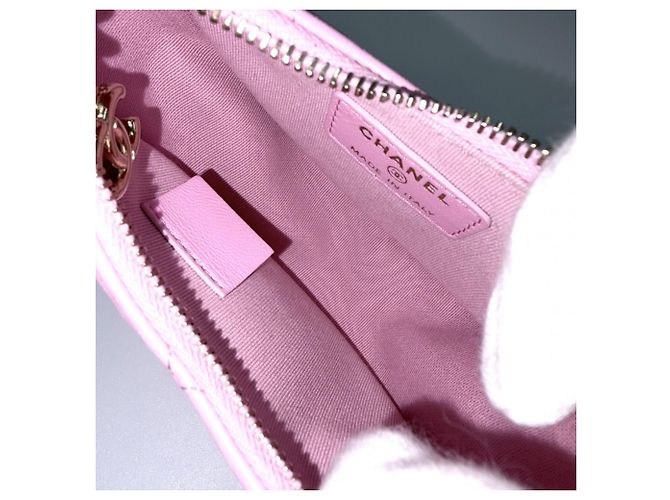 Borsa a tracolla Hobo Small da donna Chanel Rosa - vista 4