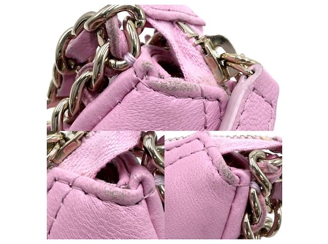 Borsa a tracolla Hobo Small da donna Chanel Rosa - vista 7