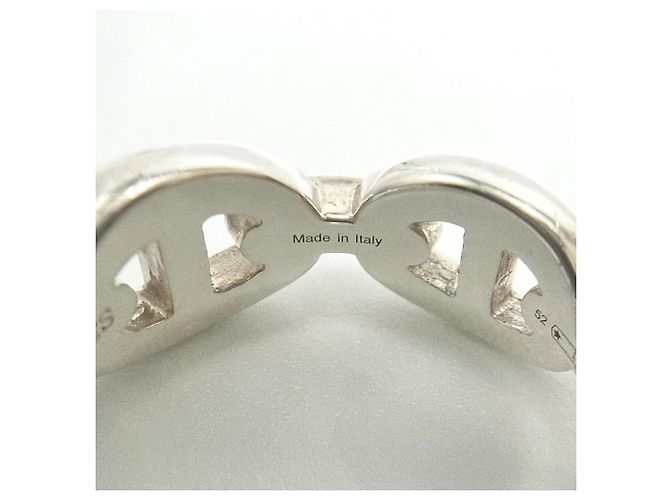 Hermès Hermes Chaine d'Ancre Enchainée Silberring - Ansicht 4