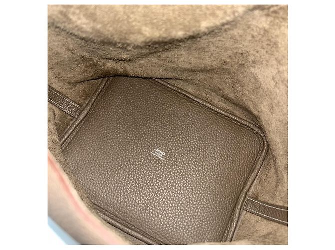 Hermès Bolsa Hermes Picotin Lock MM Taupe - Ansicht 4
