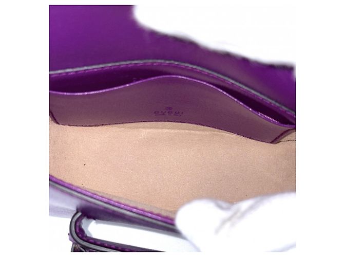 Borsa Mini Horsebit 1955 da donna Gucci Porpora - vista 4