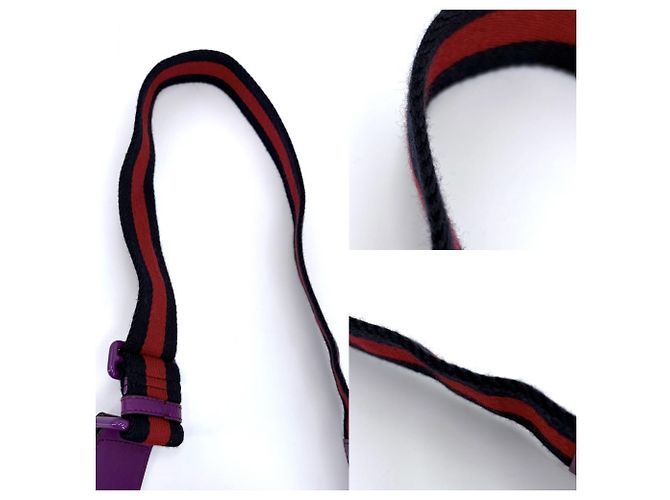 Borsa Mini Horsebit 1955 da donna Gucci Porpora - vista 9