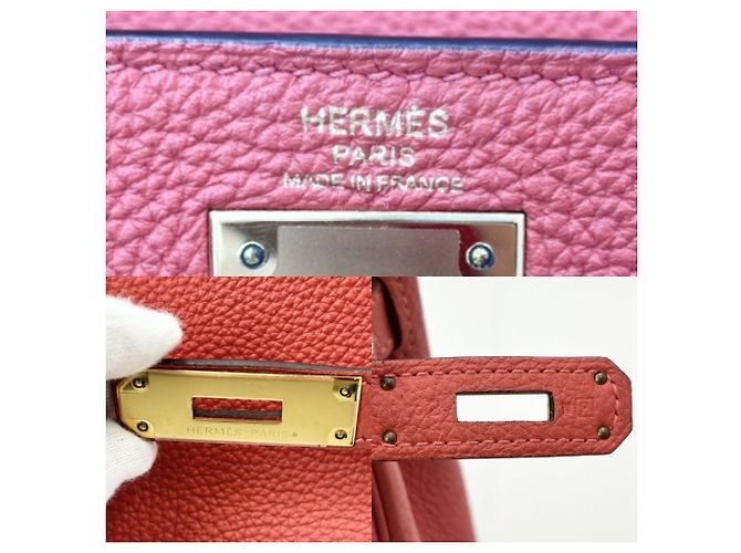 Hermès Borsa Hermes Kelly 28 Orange Red Rosso - vista 5