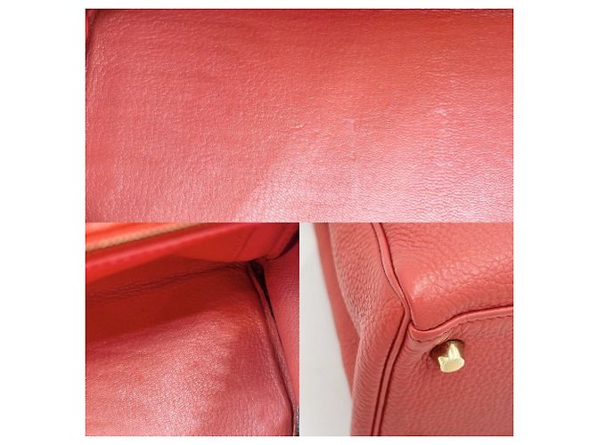 Hermès Borsa Hermes Kelly 28 Orange Red Rosso - vista 8