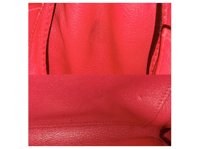 Hermès Borsa Hermes Kelly 28 Orange Red Rosso - vista 9